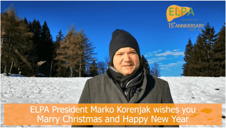ELPA President Marko Korenjak wishes you Marry Christmas and Happy New Year